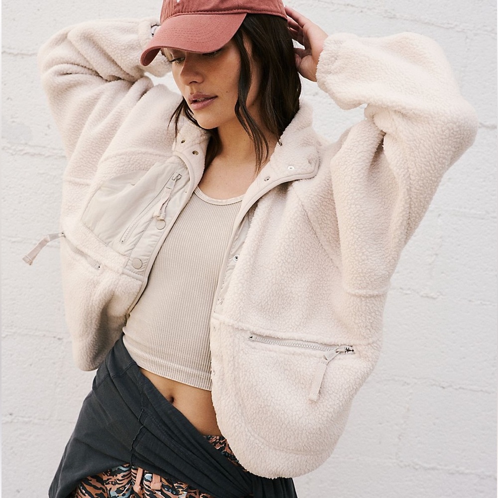 Free People Hit the Slopes Fleece Jacket